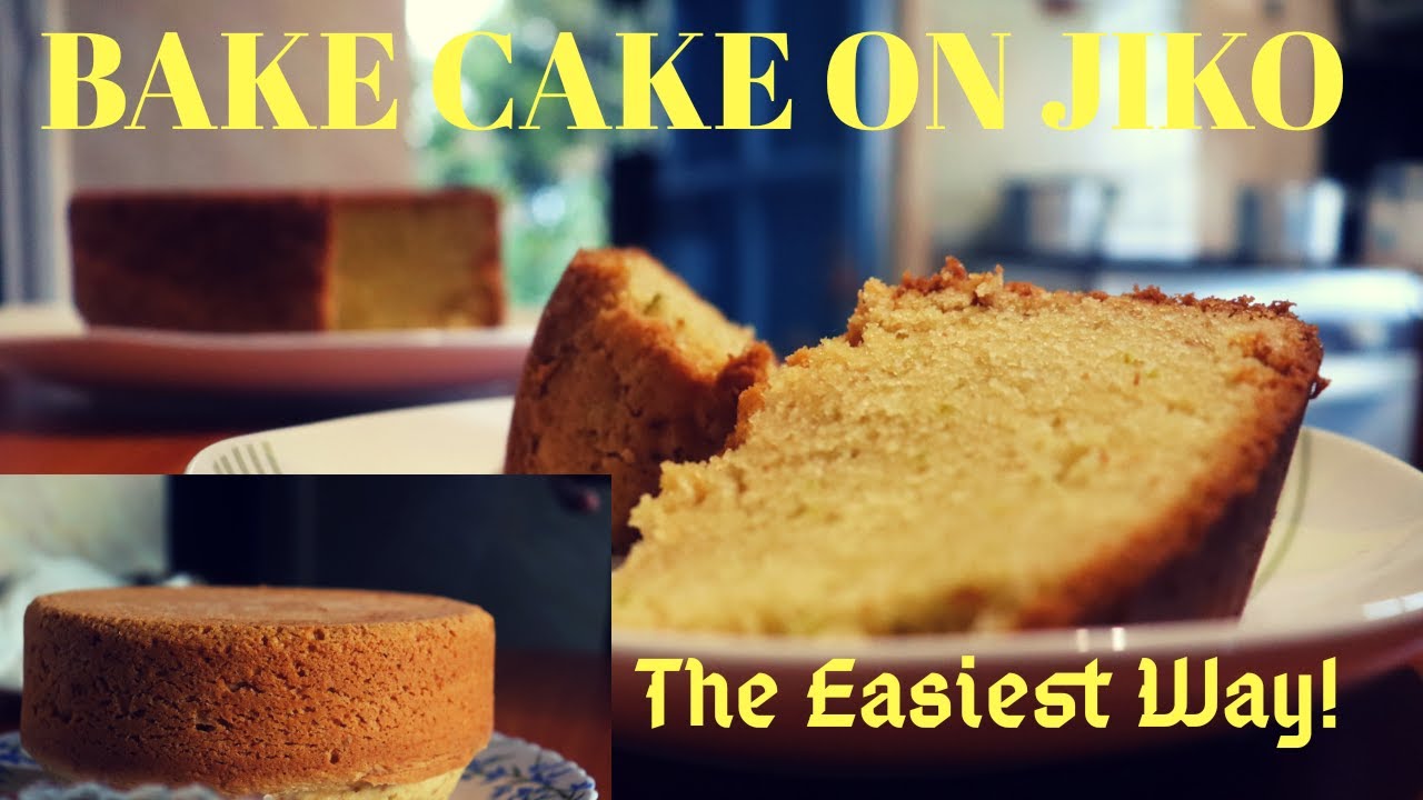 How to Make a Cake on a Jiko/ Charcoal Stove  - The Easiest Way| A Lemon Vanilla Cake| No oven
