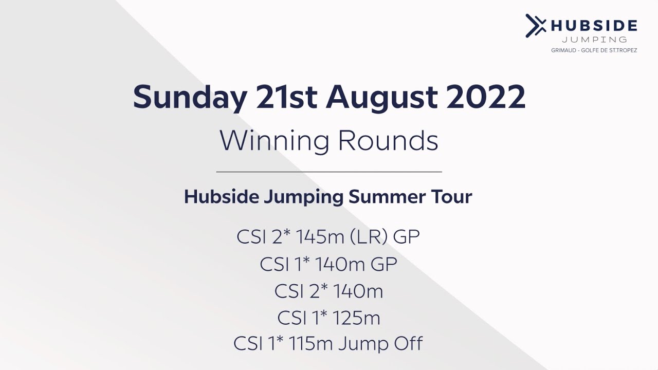Indexia | Hubside Jumping Valence 2022 - Winning Rounds 21sh August