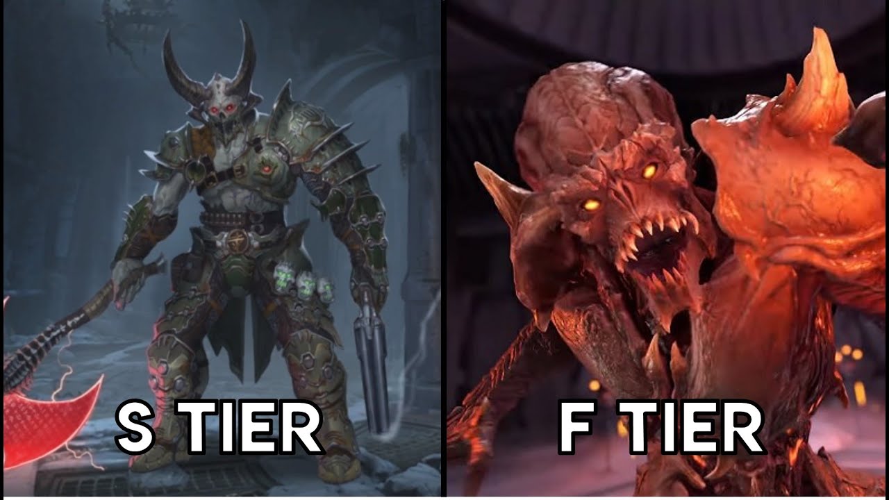 Ranking the Doom Eternal Demons