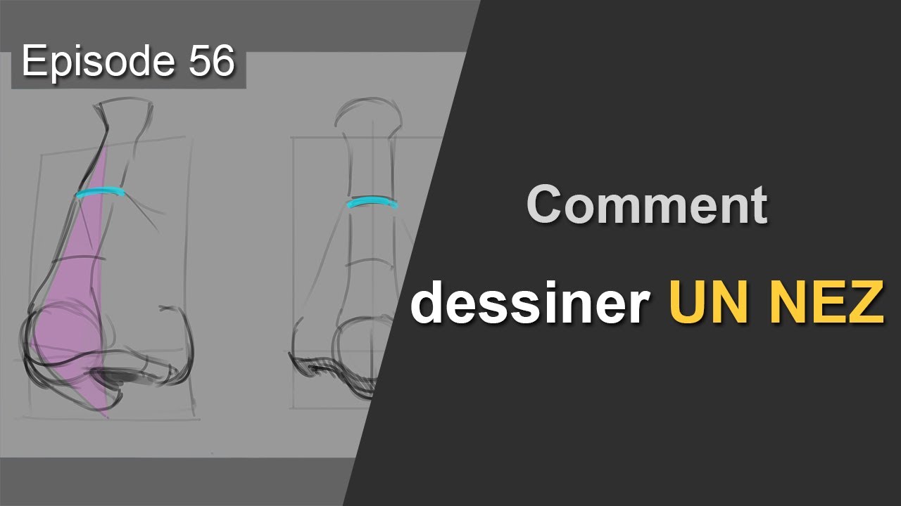 Comment bien dessiner le nez
