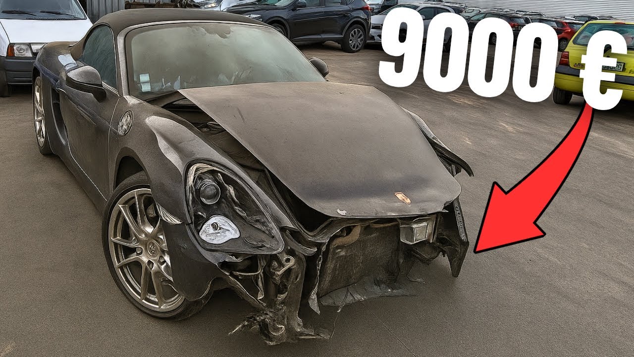 J’achète une Porsche Boxster de 2013 a la casse 9000 € (valeur 35000 €) reconstruction EP3