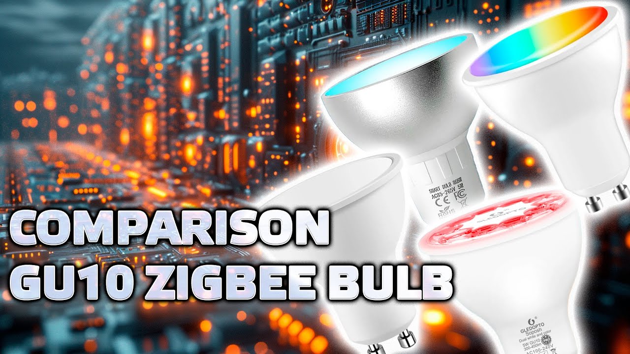 Сравнительное тестирование GU10 Zigbee лампочек, Tuya Smart, Ewelink, iHost, Home Assistant