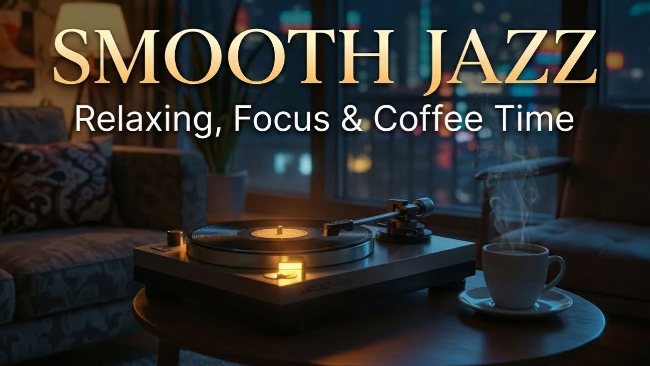 Smooth Jazz 24/7 - Best Smooth Instrumental Music for Coffee Time, Focus Sessions & Relaxation 🎷