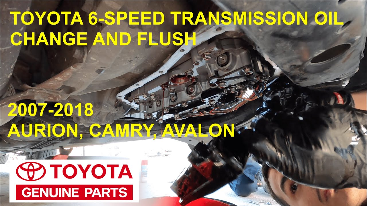 Toyota 6-speed (U660E) Transmission Fluid Change, Flush, and Filter Change 2007-2018 (Aurion 2016)