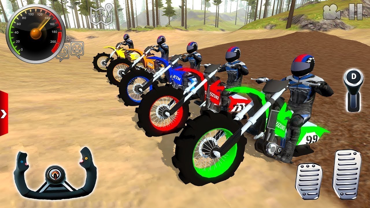 Motor Dirt Bikes driving 3d Off-Road #9 - Offroad Outlaws Motocross Bike Game Android Gameplay