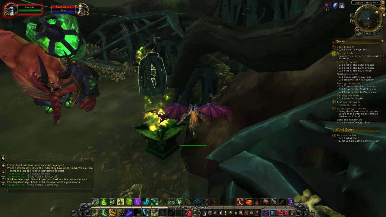 World of Warcraft Faronaar in Ruins Azsuna Legion World Quest Guide