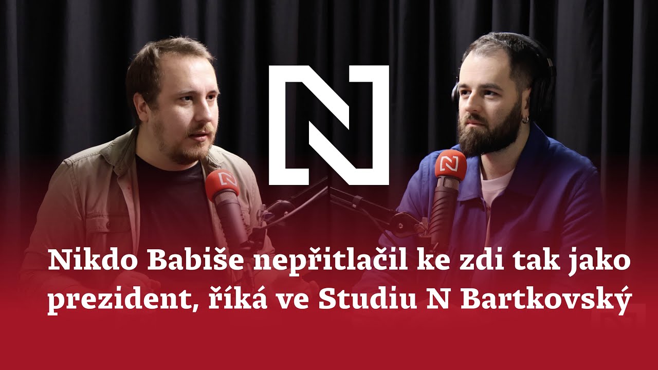 Nikdo Babiše nepřitlačil ke zdi tak jako prezident, říká ve Studiu N Bartkovský | Studio N