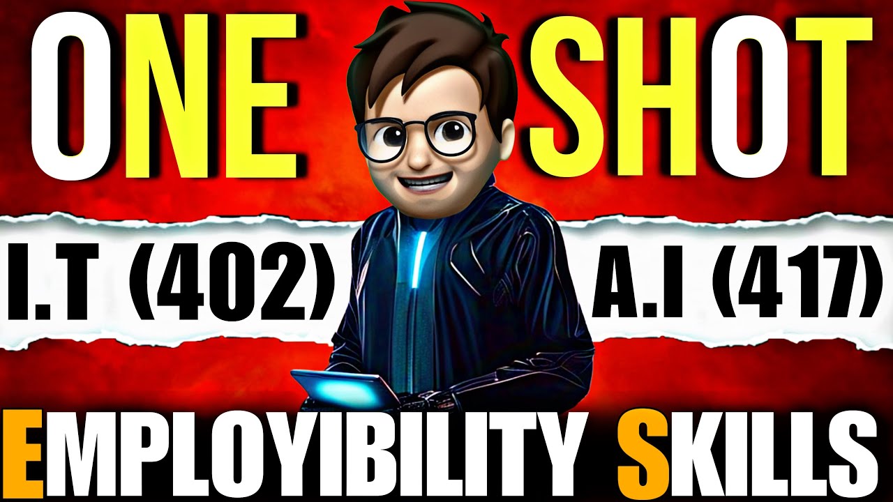 I.T and A.I One Shot class10🔥 / Employibility Skills class10 / Information Technology one shot video