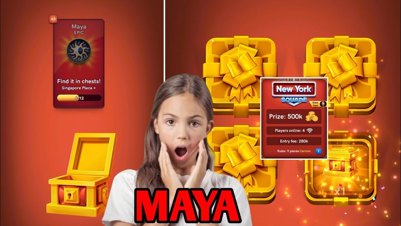 💥 Wow Maya Striker Open Carrom Pool 🔥#carrompool #carrompoolstrikers