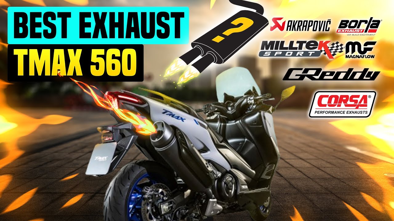 Yamaha TMax 560 Exhaust Sound🔥 Stock,Akrapovic,Modified,Review,Turbo,Mods,Upgrade,Mivv,Arrow,Storm+