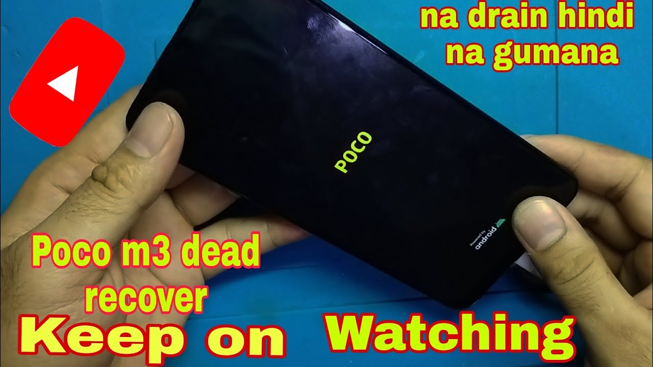 Poco m3 dead boot | Drain Problem No Power | Biglang Nalobat Namatay na Step by step Tutorial