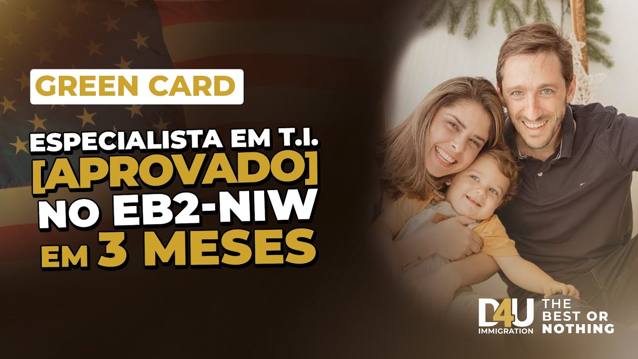 Especialista em T.I. aprovado para viver nos EUA em apenas 3 meses