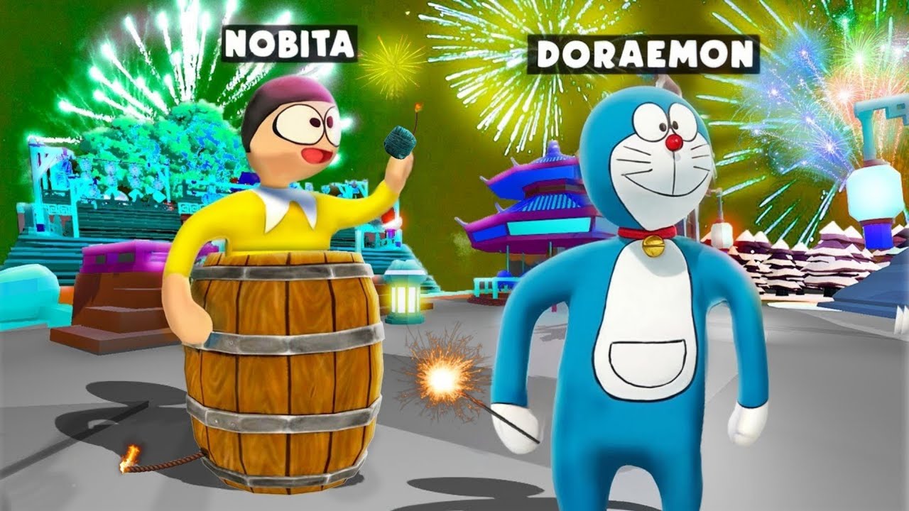 Doraemon And Nobita Playing DIWALI Hide & Seek In HFF !!