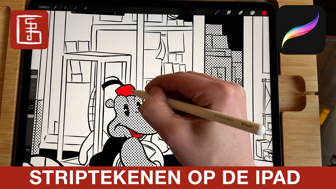 Striptekenen op de iPad in Procreate