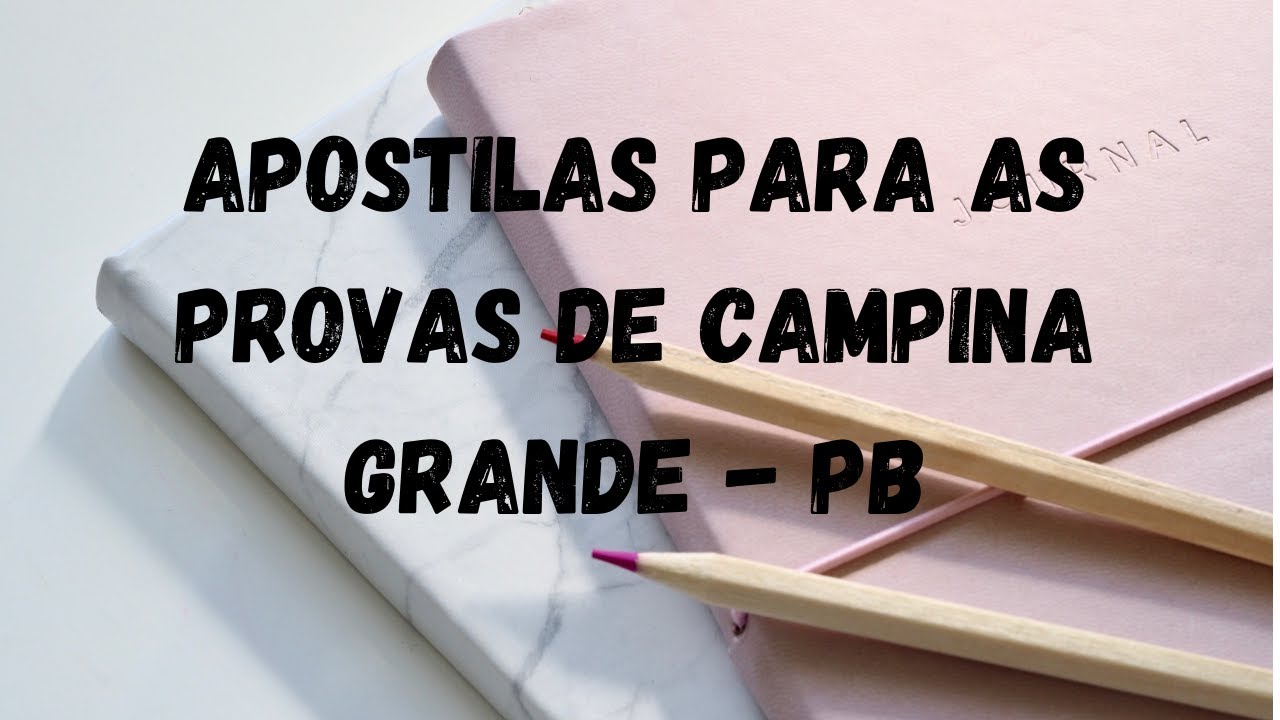 Apostilas para a Guarda Municipal de Campina Grande PB