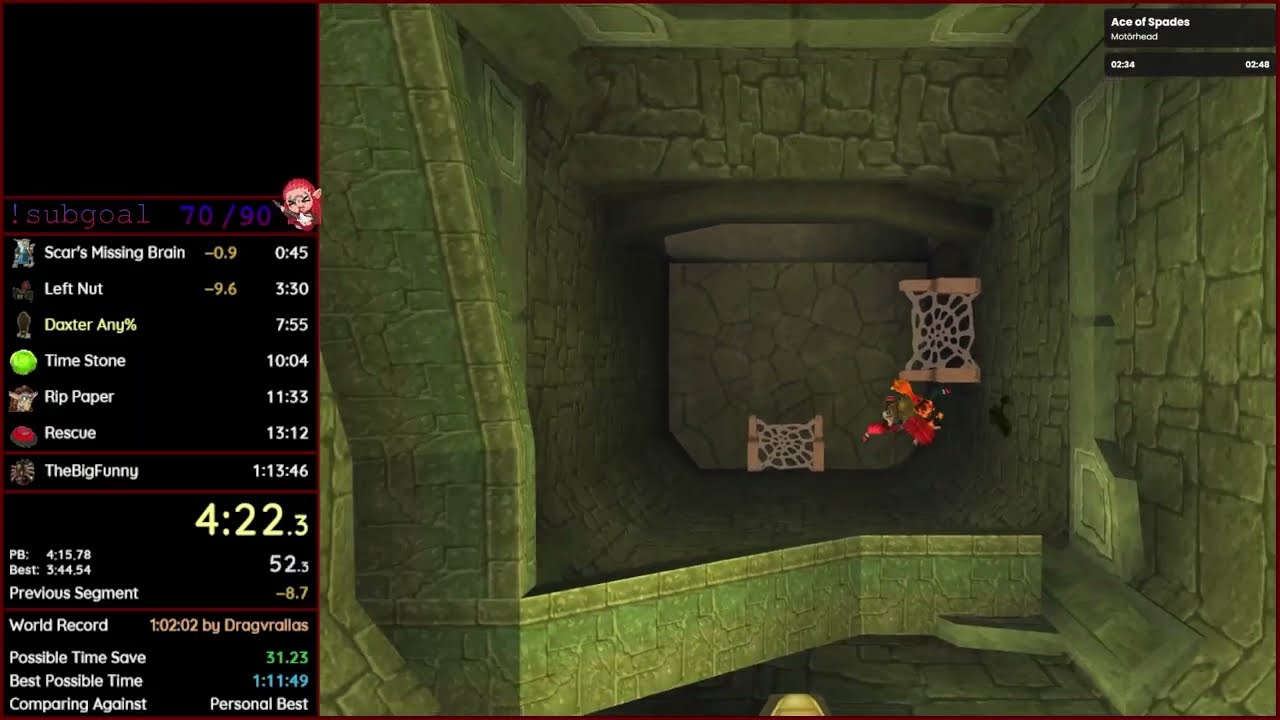 Jak 2 OpenGOAL Hoverless Any% Speedrun in 1:00:57!!