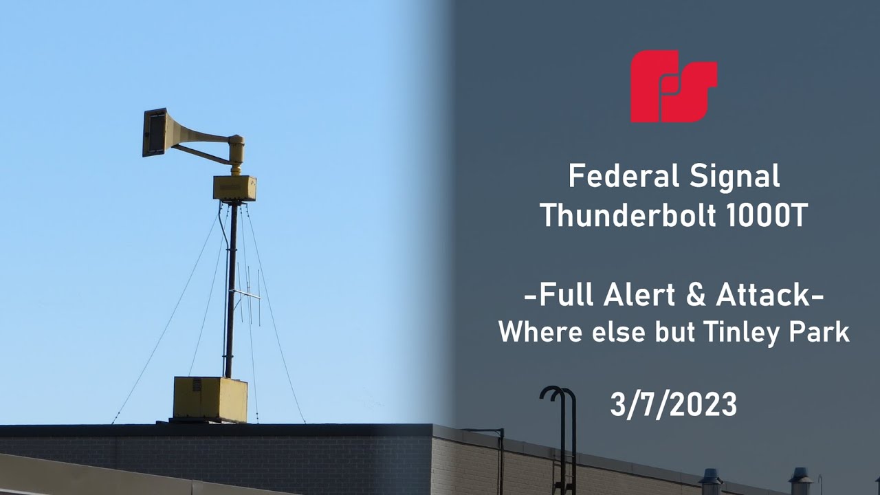 FS&S Thunderbolt 1000T -Full alert & Attack- Where else but Tinley Park, 3/7/2023