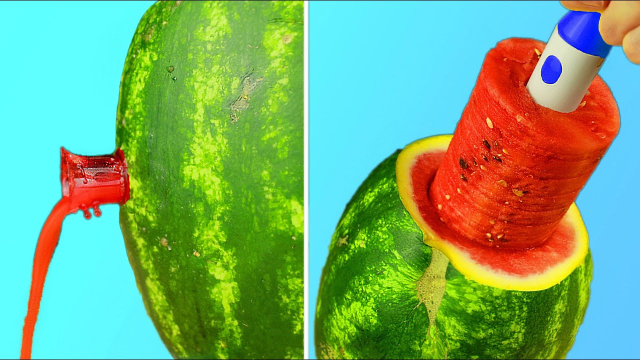 18 AMAZING IDEAS AND TRICKS WITH WATERMELON