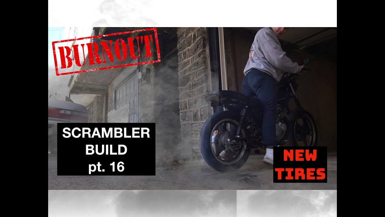 SCRAMBLER BUILD pt. 16 || HEIDENAU K33 Tires - Suzuki GN125