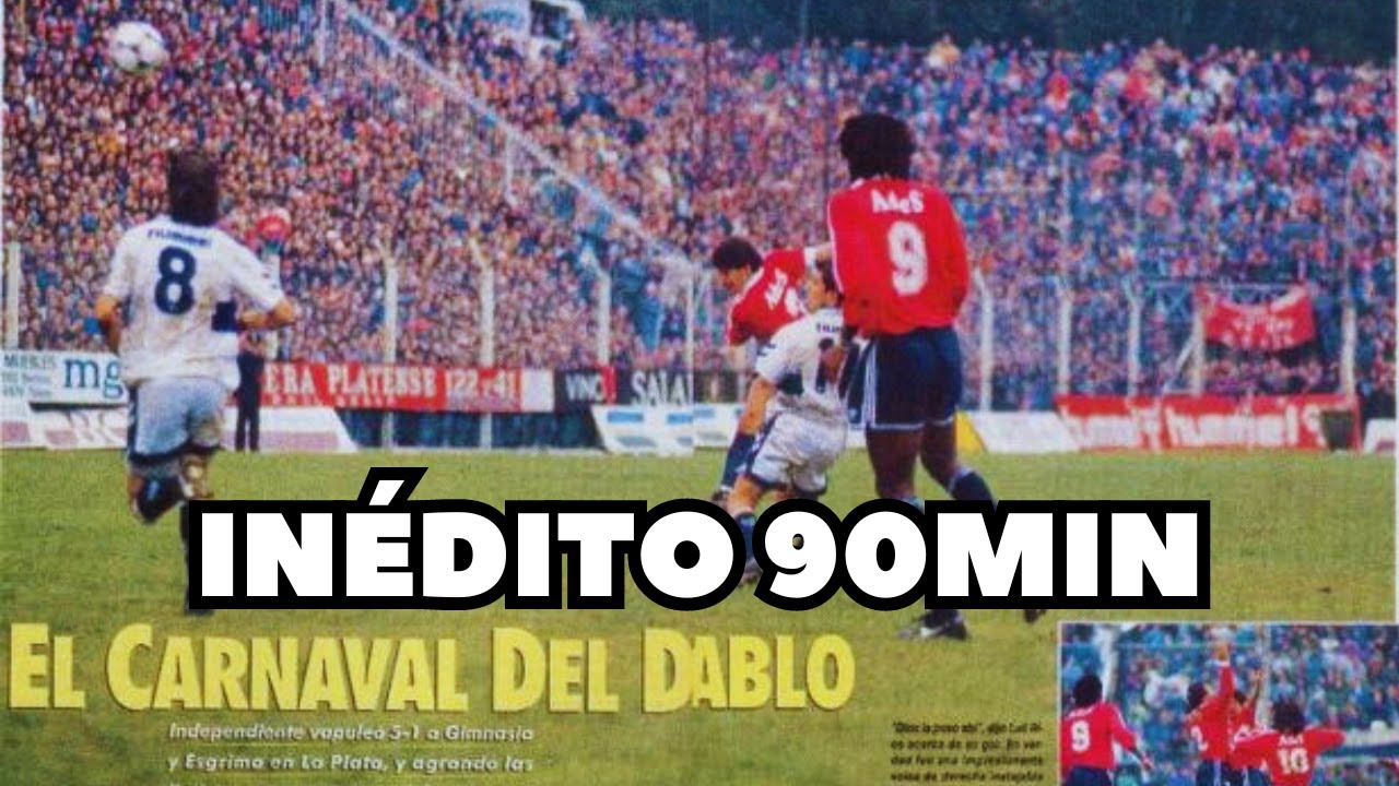 INÉDITO GIMNASIA 1-5 INDEPENDIENTE Clausura 1994 Recorrido fecha 18