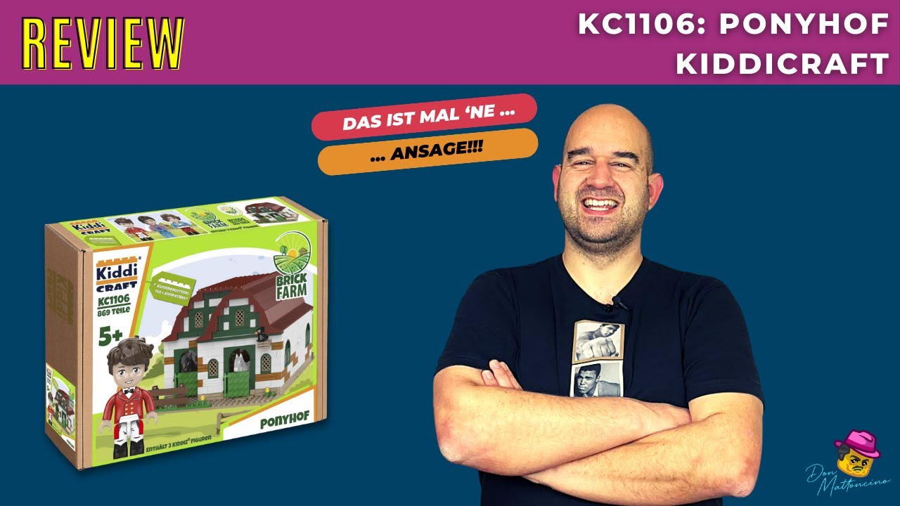 Eine echte Ansage! Kiddicraft Ponyhof im Review // Set KC1106