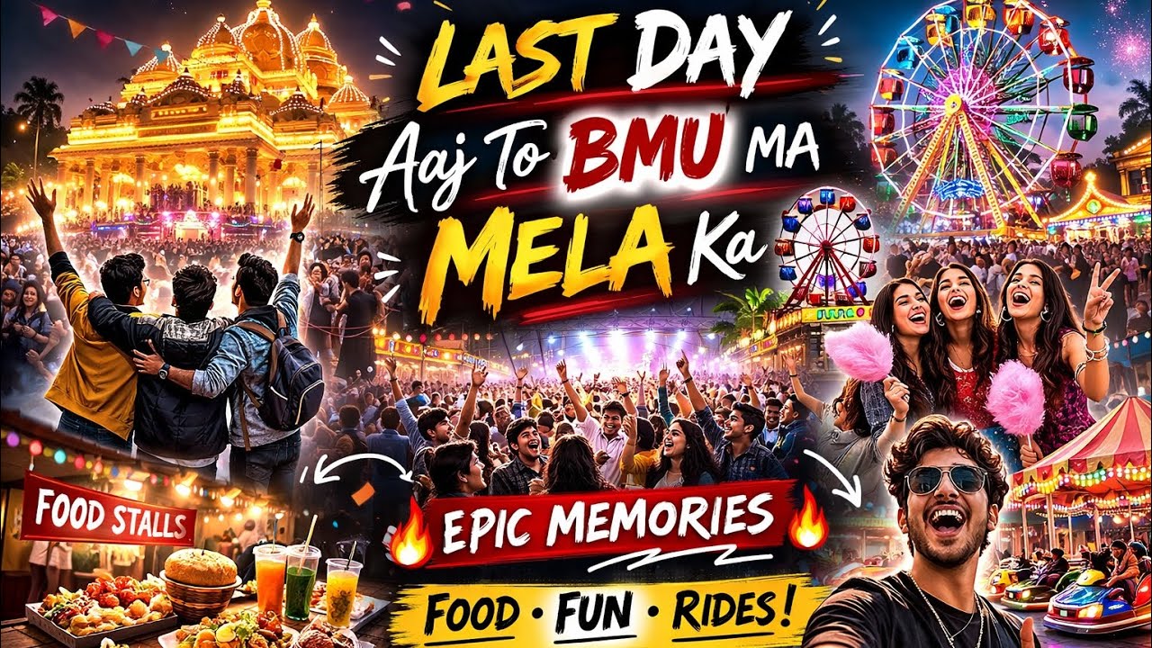 Aaj to masthnath main mela ka last day ha 🎡😢