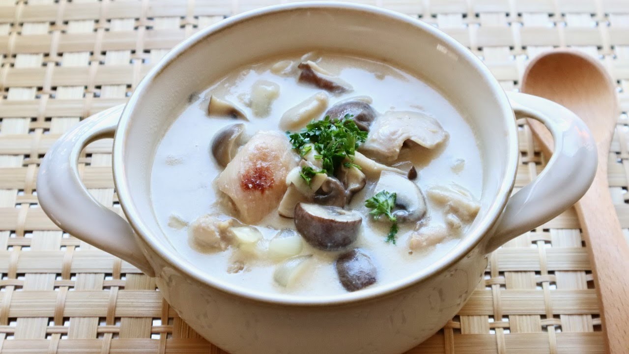 Cream Stew with Mushroom - Japanese Cooking 101