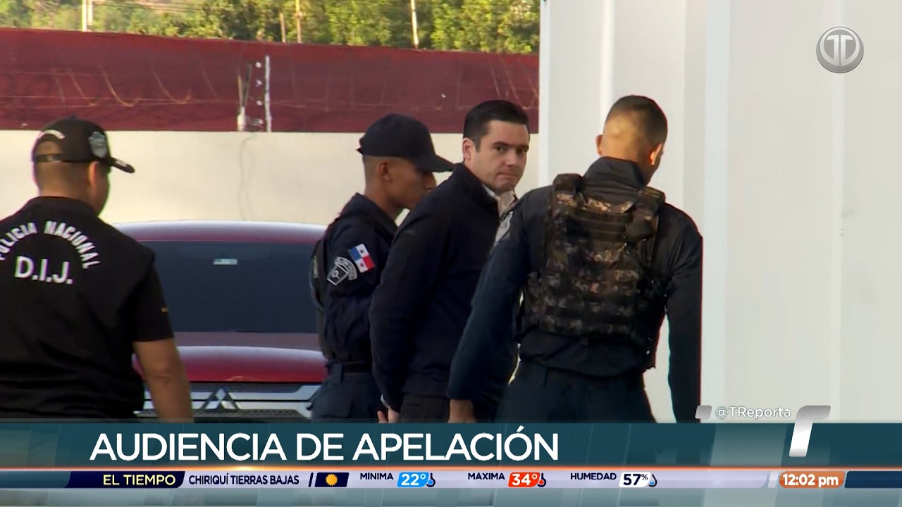 Exvicepresidente José Gabriel Carrizo comparece a audiencia de apelación