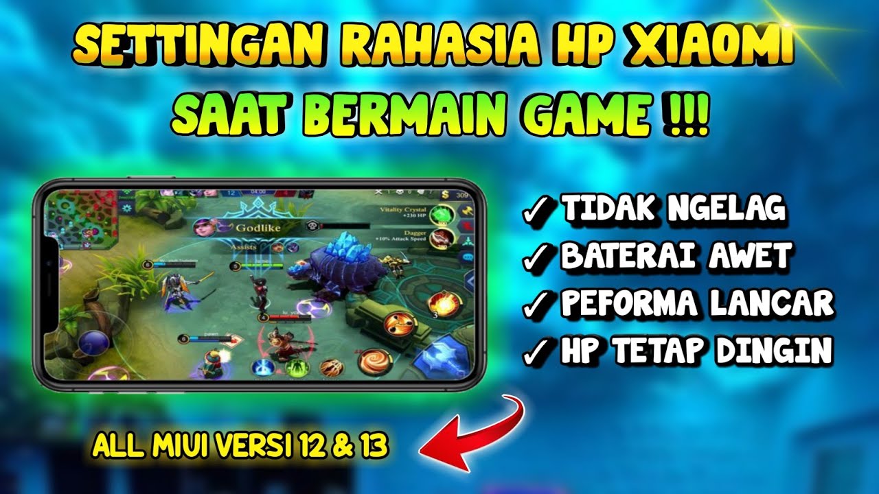 Cara Mengatasi HP Xiaomi Versi MIUI 12 & 13 yang Lag & Boros Saat Main Game Terbaru❗
