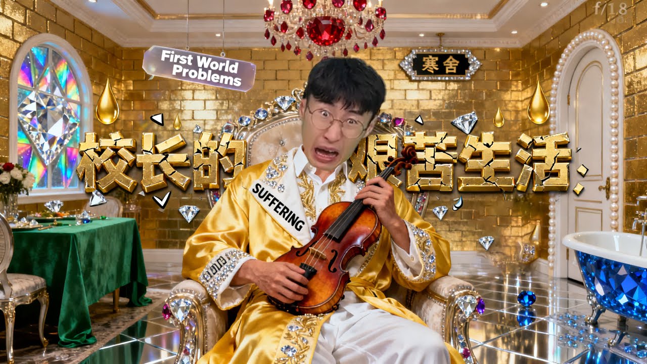 校长的艰苦（奢靡）生活#搞笑#沙雕#校园#内容过于真实