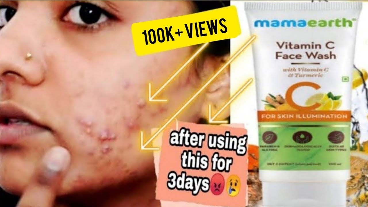 MAMA EARTH VITAMIN C FACE WASH HONEST REVIEW//MY EXPERIENCE AFTER USING THIS FOR 3 DAYS//NEHASMARTY