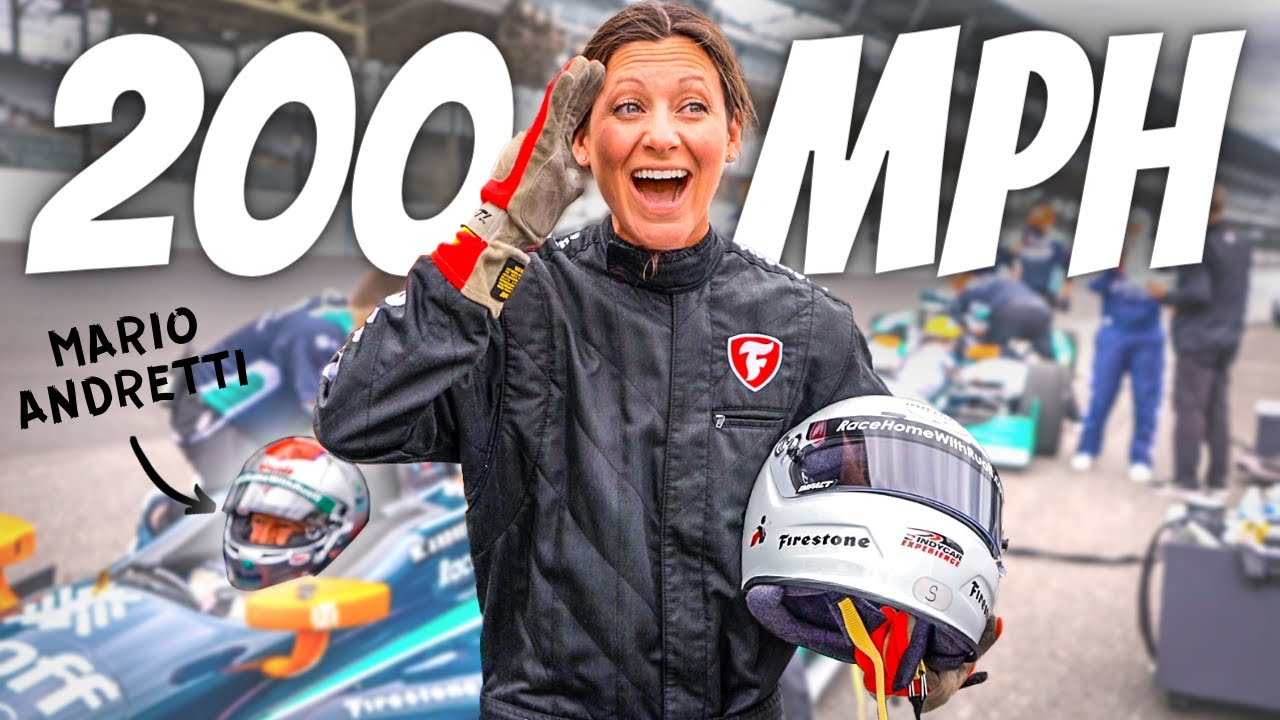 I rode with the WORLD’S GREATEST RACE CAR DRIVER (INSANE Indy 500 experience!)
