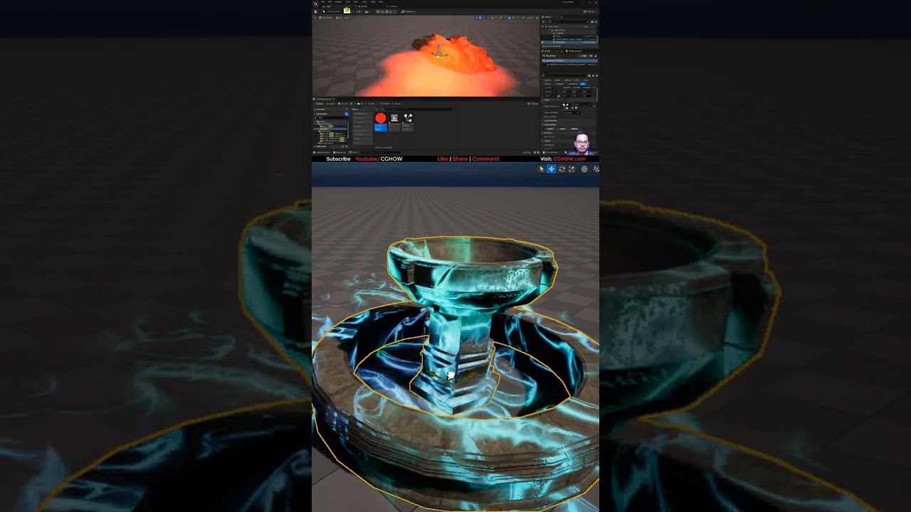 Decal Renderer in Unreal Engine 5.2 Niagara Tutorial | Download Files