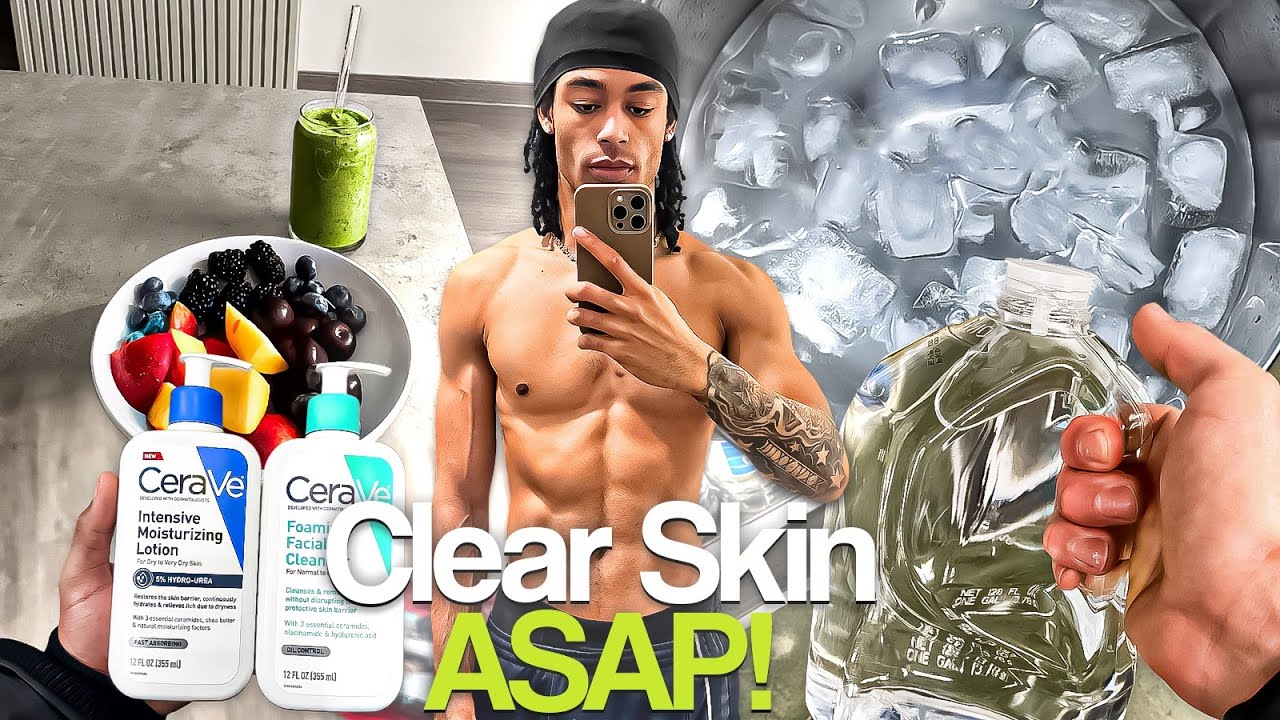 how to get clear skin for guys asap