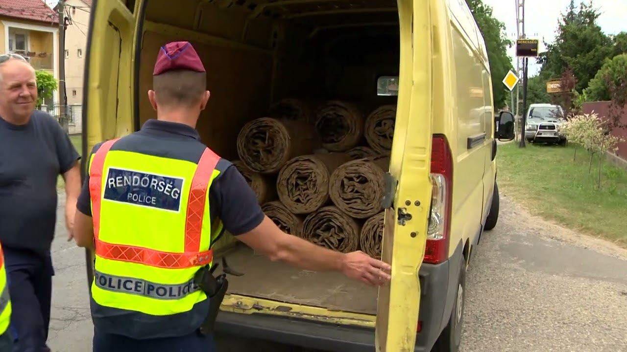Rendőrségi razzia a Nyírségben