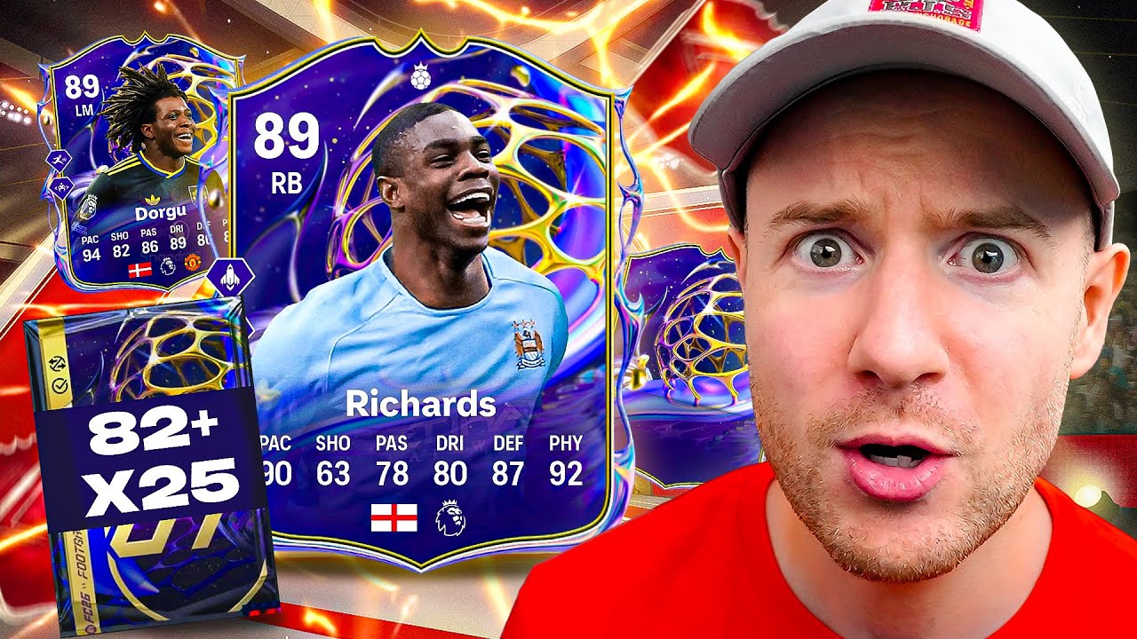 I Opened 20x 25×82+ for Future Stars FUT Champs! 🔥 ft. SBC Richards & Dorgu