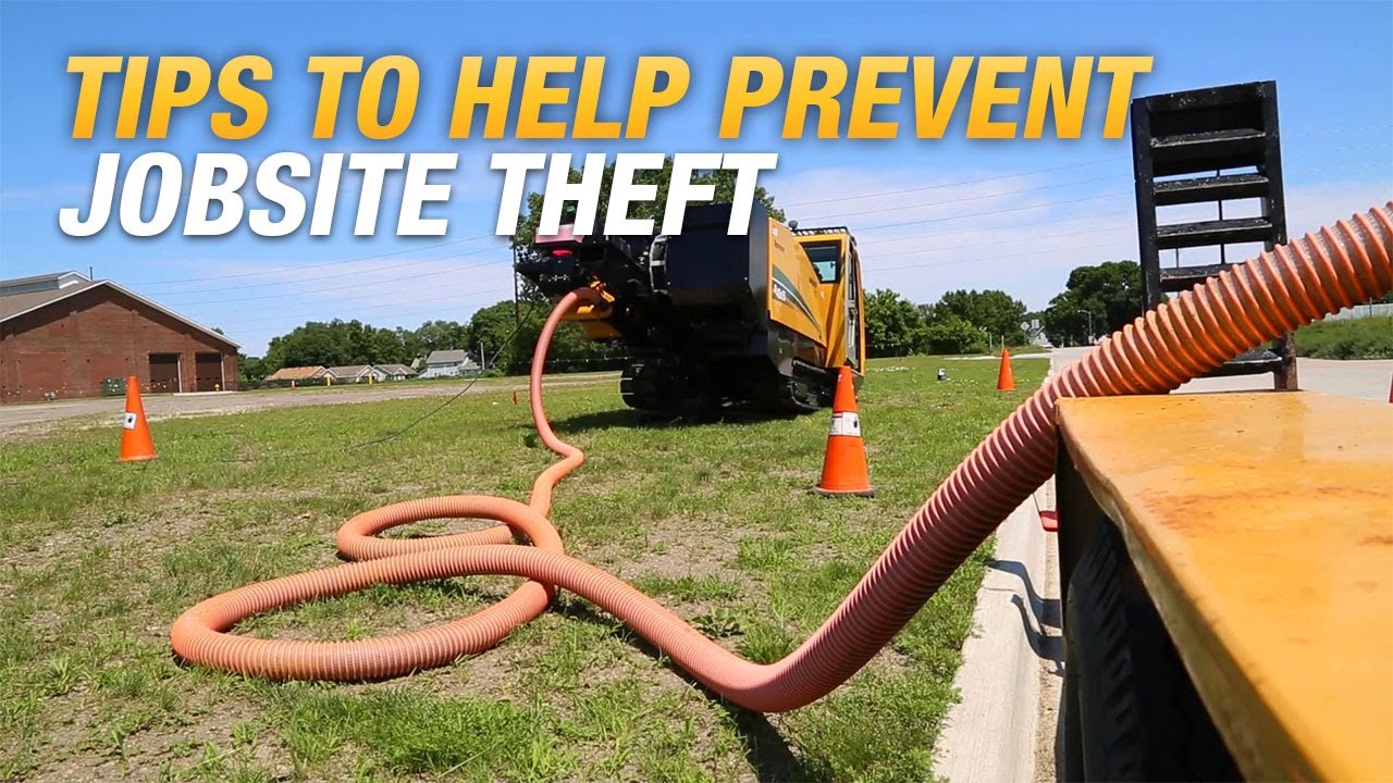 How to help prevent jobsite theft