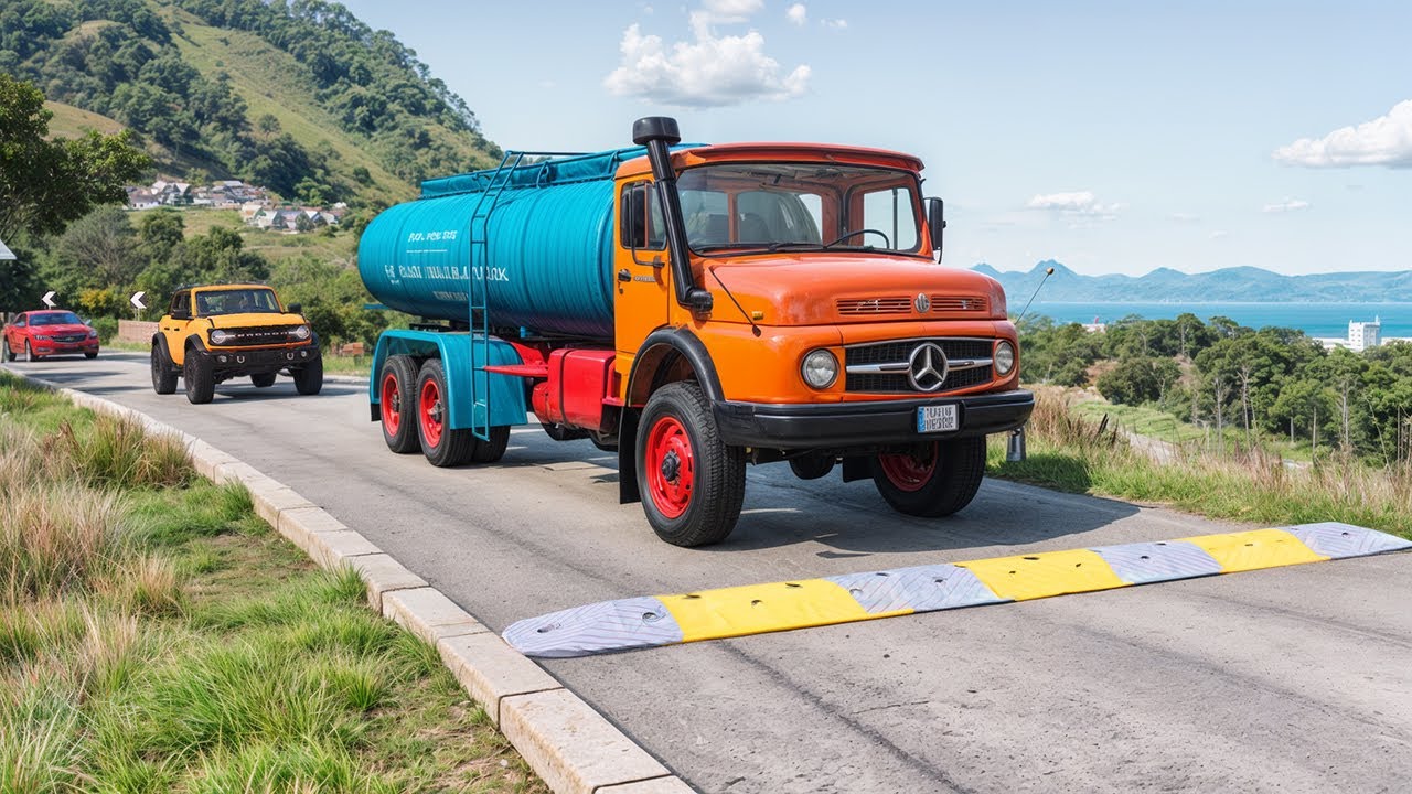 Trucks and Cars vs Speed Bumps #10 | BeamNGDrive | TBNG-Speed-Bump-Dio #trucks #vs #speedbumps