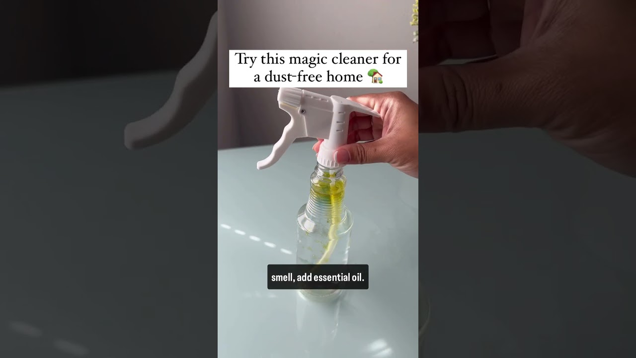 Try this magic cleaner for a dust-free home #cleaninghacks #diycleaning #homeclean #cleaningroutine