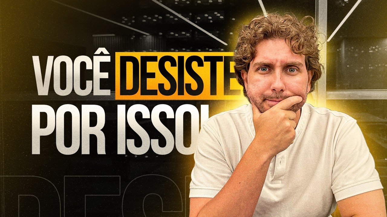 O erro que faz você desistir depois de falhar