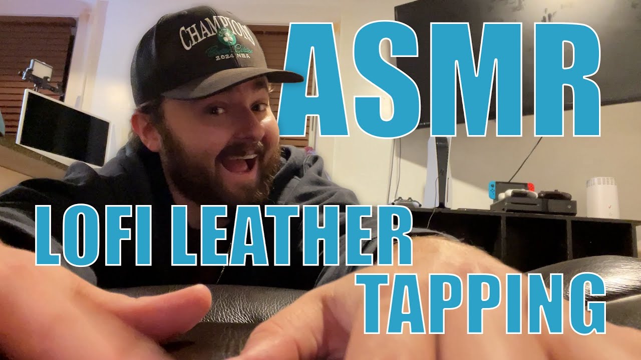 ASMR Lofi Leather Tapping!