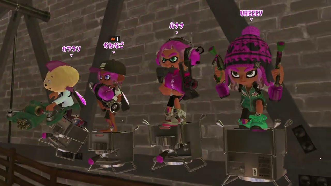 【スプラトゥーン３】プレイ記録310_ガチホコ_バレルスピナー