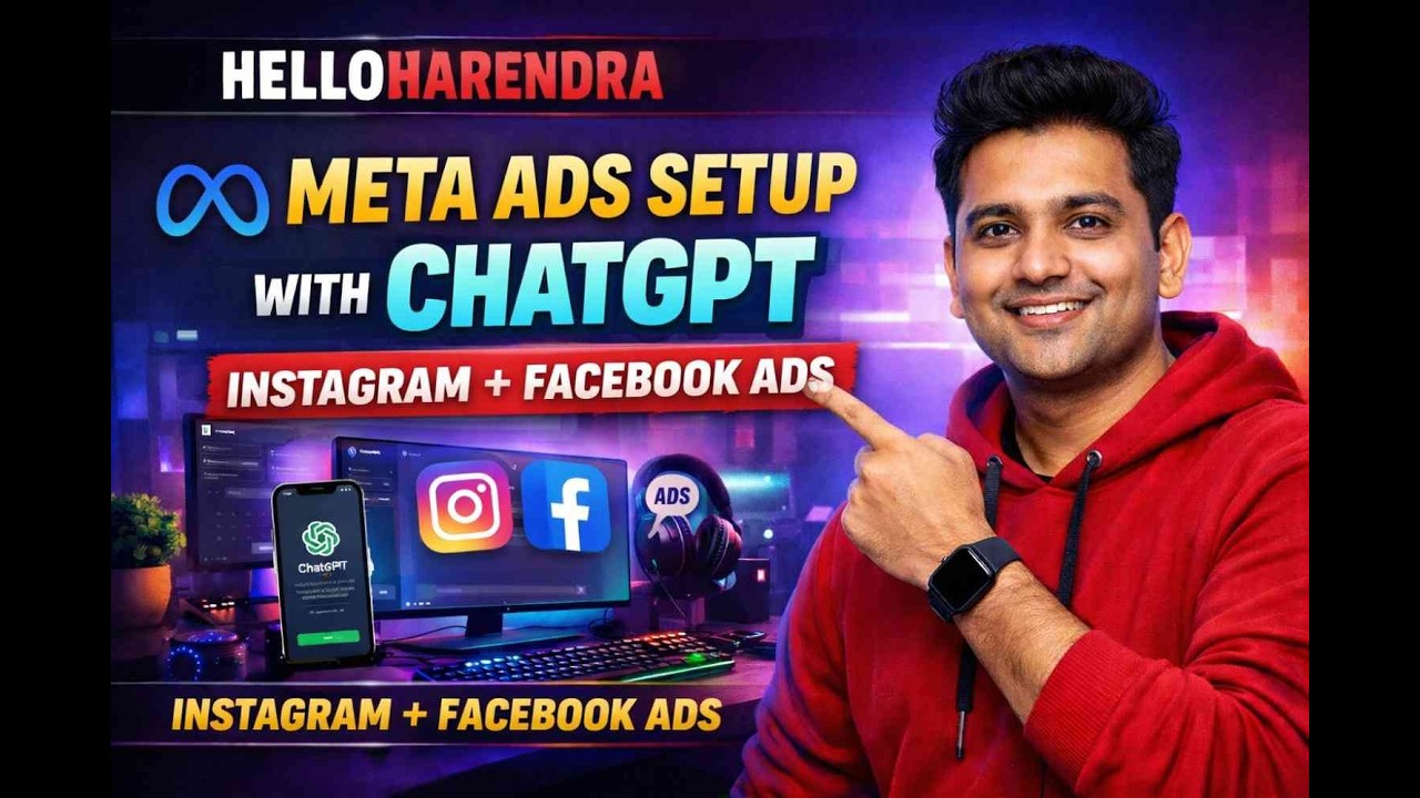 Meta Ads Setup with ChatGPT | Run Facebook & Instagram Ads Step-by-Step (Beginner Guide)