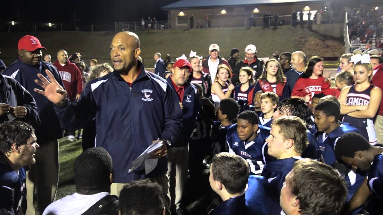 Lamar County coach after win