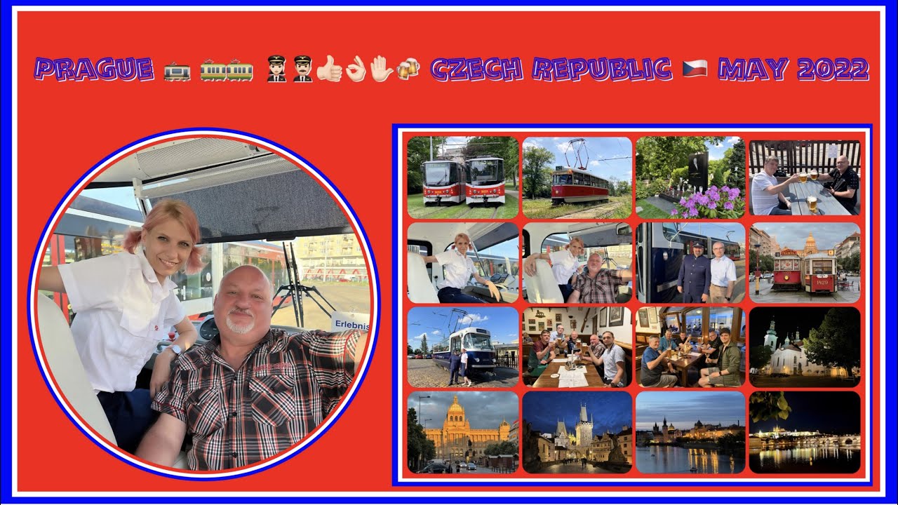 Prefilm / Prague, trams and good friends / May 2022 / Vorfilm / Prag, Stra&szlig;enbahnen u. gute Freunde