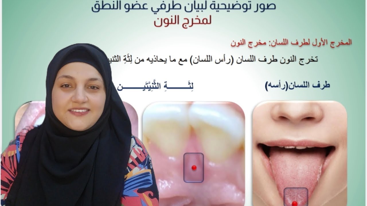شرح مخرج وصفات حرف النون مع تصحيح تلاوة سورة ألناس