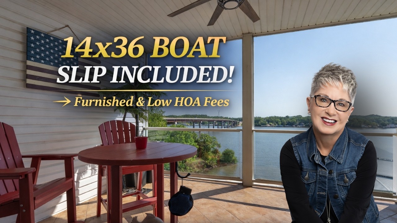 Lake of the Ozarks Waterfront Condo Tour | 186 Sunset Palms Dr #3C Camdenton MO