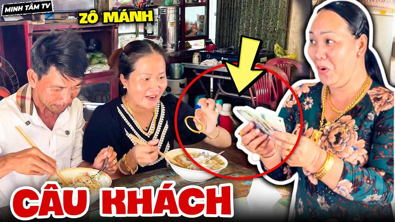 Buôn Gian Bán Dối, Bà Năm Thả Vàng Giả Vào Tô Bún Lừa Khách  - Minh Tâm TV