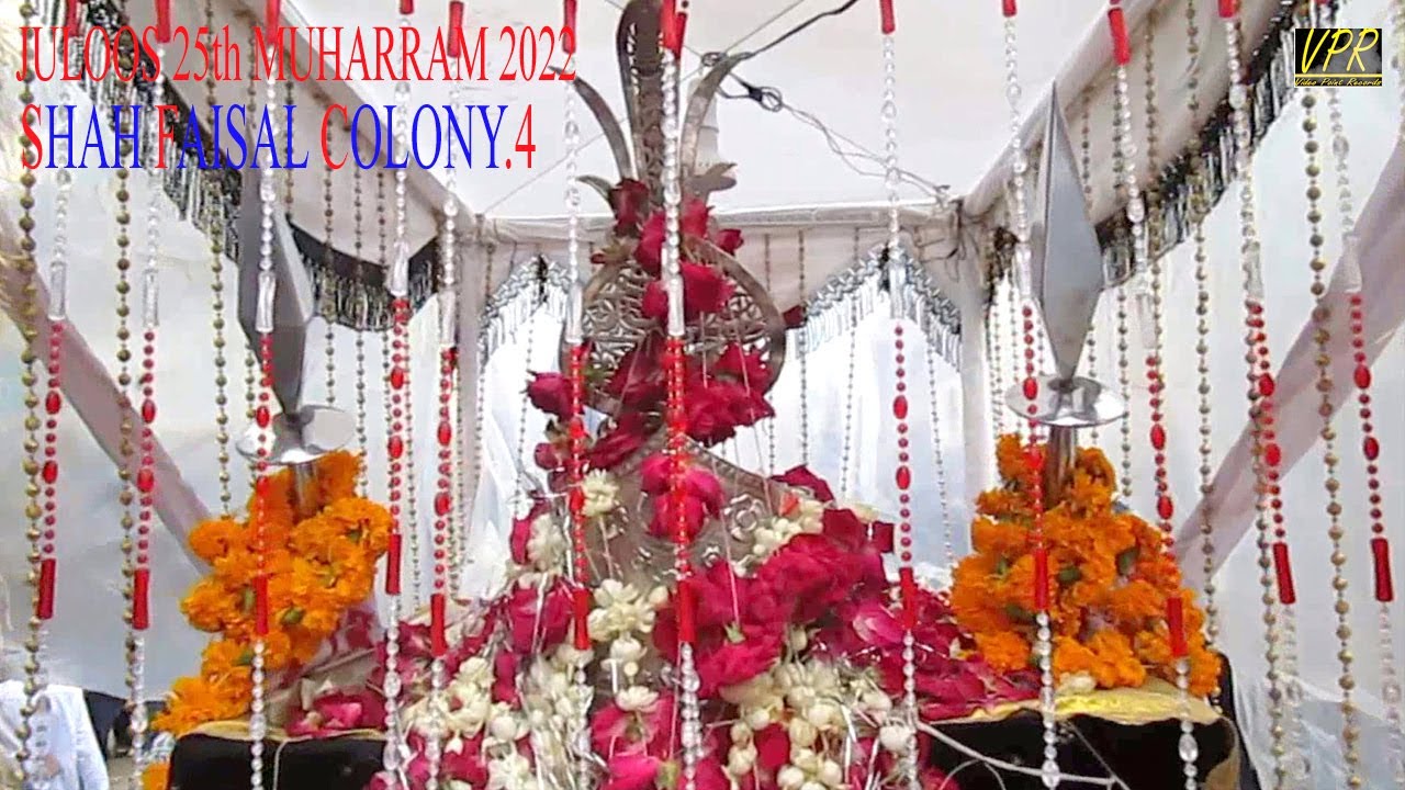 Markazi Juloos 25th Muharram 2022 || Imambargha Hussaini Mission || Shah Faisal Colony.4