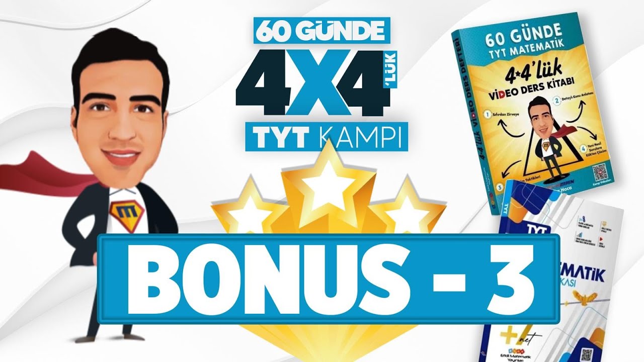 Bonus-3 I 4*4'lük TYT Matematik Kampı I 18. Gün I #yks2025